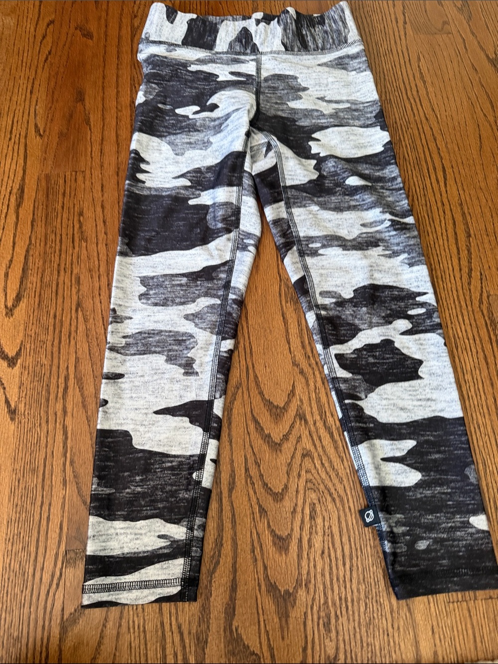 Terez Black Camo Print Leggings- X-Small